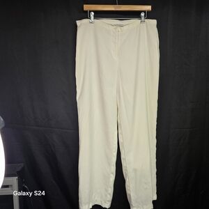 Elegant Cream Women's Pants